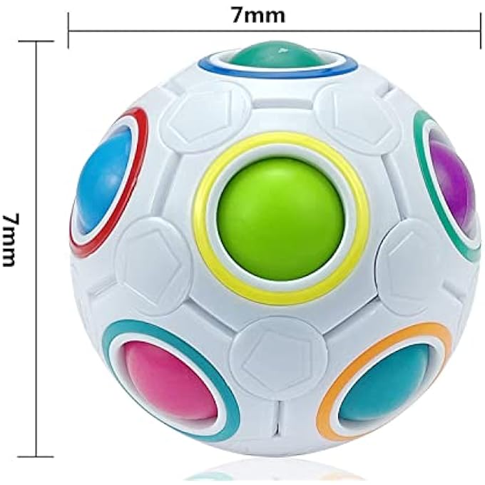 MAGIC RAINBOW BALL, 3D PUZZLE MAGIC BALL, EXCITING PUZZLE GAME FOR CHILDREN AND ADULTS, GIRLS AND BOYS FROM 6 YEARS - Image 2